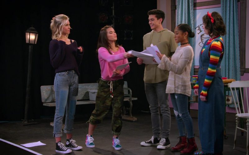 Converse High Top Shoes Worn by Isabel May in Alexa & Katie Season 3 Episode 6 “Writer-Director-Nervous Wreck” (2019) (Image 1)