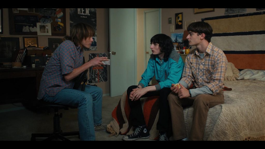 Converse High Top Shoes of Finn Wolfhard as Mike Wheeler in Stranger Things S04E04 “Chapter Four - Dear Billy” (2022) (Image 1)
