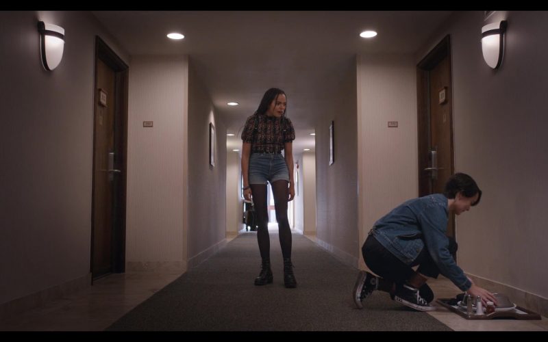 Converse High Top Sneakers Worn by Brianna Hildebrand as Elodie Davis in Trinkets S02E06 “Ocean's 11th Grade” (2020) (Image 1)