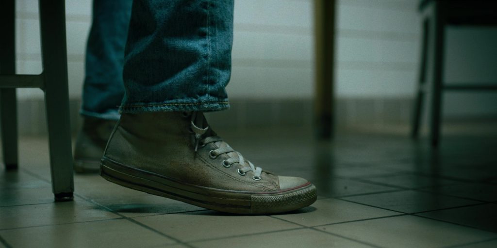 Converse High Top Sneakers Worn by Millie Bobby Brown in Stranger Things - Will the Wise (2017) (Image 1)