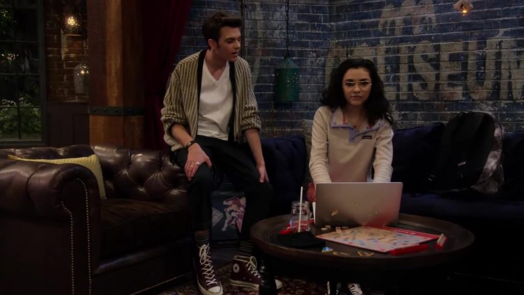 Converse High Top Sneakers Worn by Reed Horstmann as Stick Goldstein in The Expanding Universe of Ashley Garcia Season 1 Episode 3 “Haptics” (2020) (Image 2)