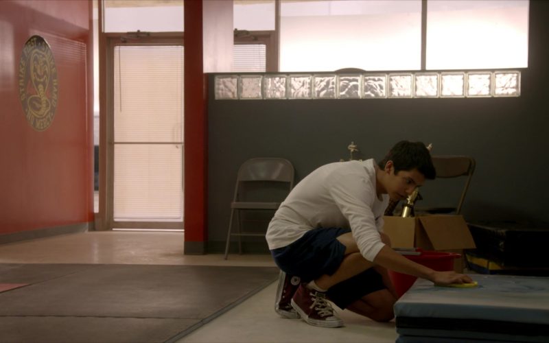 Converse High Top Sneakers of Xolo Maridueña as Miguel Diaz in Cobra Kai S01E02 “Strike First” (2018) (Image 1)