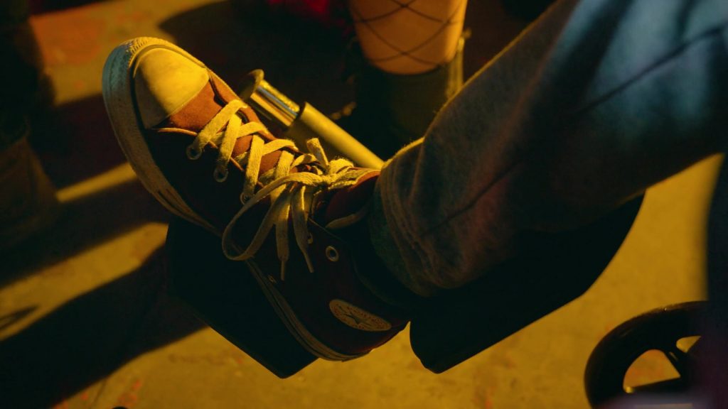 Converse Men's Chuck Taylor All Star Sneakers of Xolo Maridueña as Miguel Diaz in Cobra Kai S03E05 “Miyagi-Do” (2021) (Image 1)