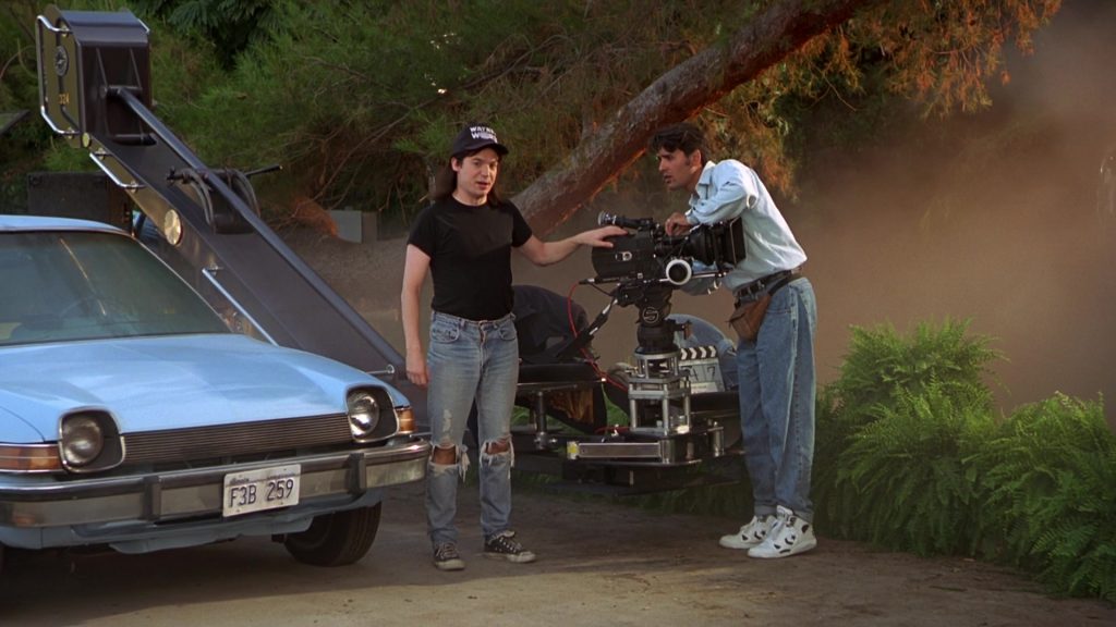 Converse Men's White Sneakers in Wayne’s World (1992) (Image 2)
