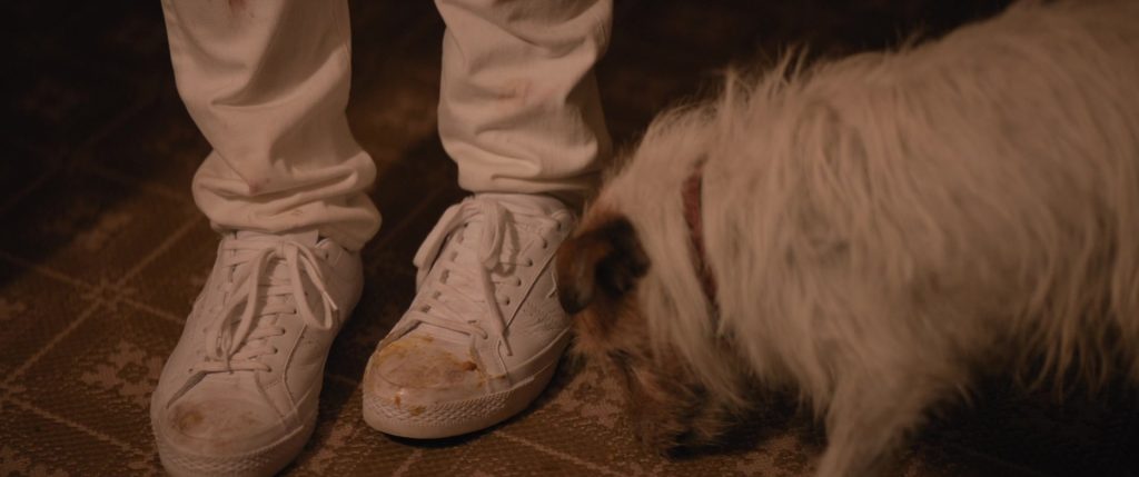 Converse One Star Leather White Shoes Worn by Nick Robinson in Love, Simon (2018) (Image 2)