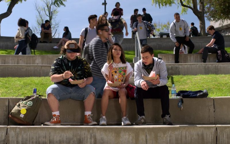 Converse Orange Shoes Worn by Cooper Mothersbaugh in Atypical Season 3 Episode 2 “Standing Sam” (2019) (Image 1)