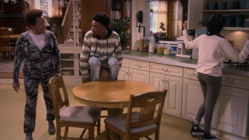 Converse Platform Shoes Worn by Khali Spraggins as Aaliyah in The Upshaws S02E03 “Testing, Testing” (2022) (Image 1)