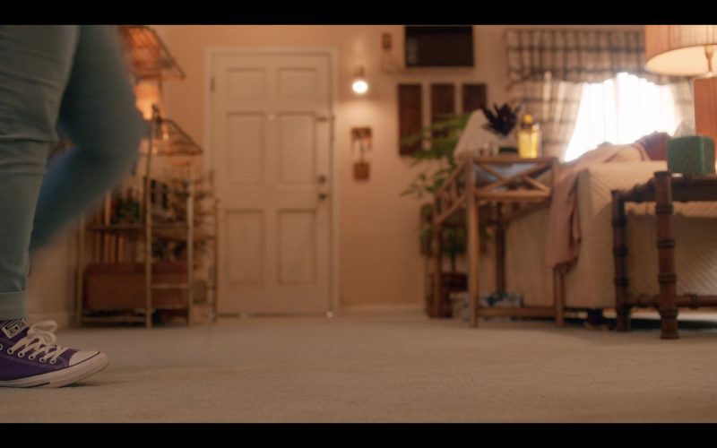 Converse Purple Sneakers of Olivia Goncalves as Carlota ‘Cucu' Castelli in Gordita Chronicles S01E03 “In America No One Likes a Chicken” (2022) (Image 1)
