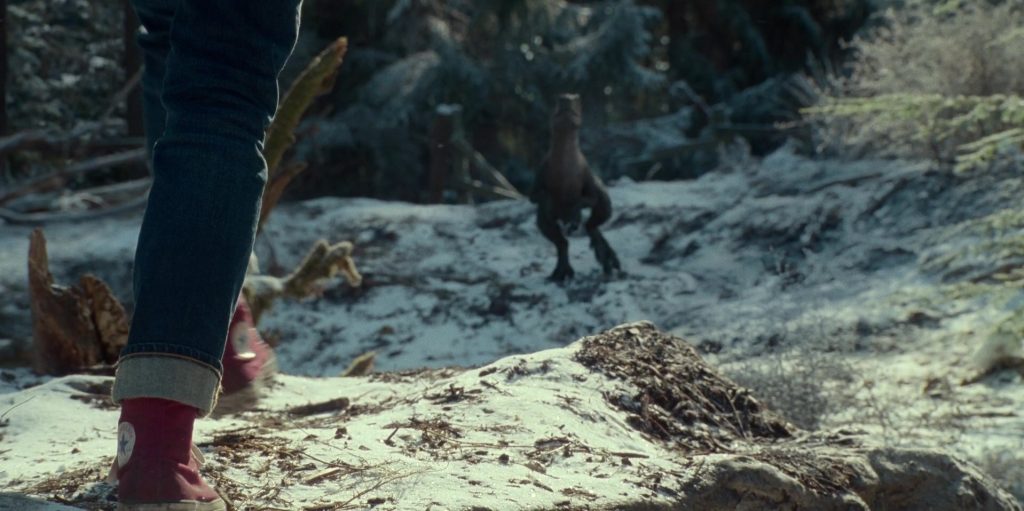 Converse Red Hi Sneakers Worn by Isabella Sermon as Maisie Lockwood in Jurassic World Dominion (2022) (Image 1)