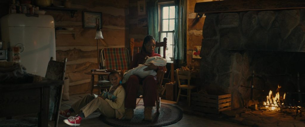 Converse Red High Top Sneakers in I'm Your Woman (2020) (Image 1)