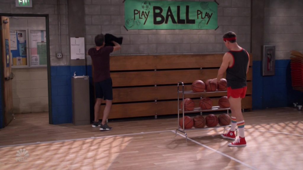 Converse Red Shoes Worn by Sean Hayes as Jack McFarland in Will & Grace Season 11 Episode 2 “Pappa Mia” (2019) (Image 1)