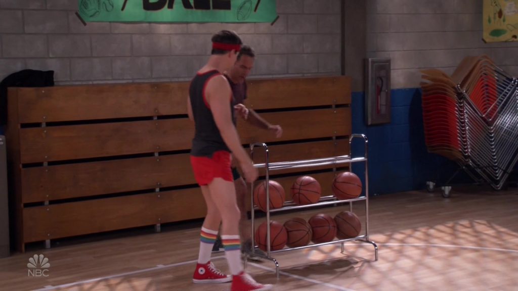 Converse Red Shoes Worn by Sean Hayes as Jack McFarland in Will & Grace Season 11 Episode 2 “Pappa Mia” (2019) (Image 5)