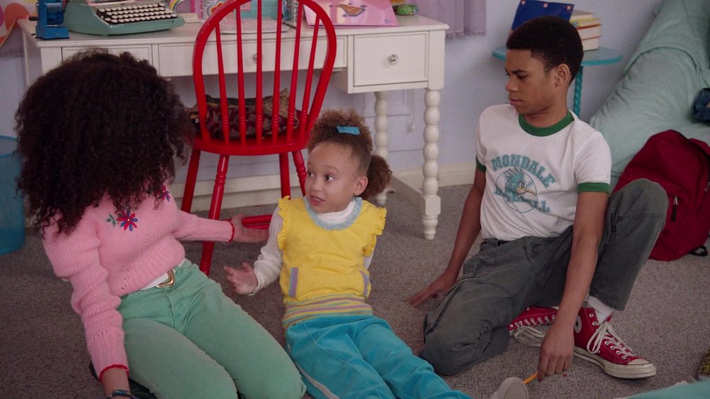 Converse Red Shoes in Mixed-ish S02E07 “You Give Love a Bad Name” (2021) (Image 1)