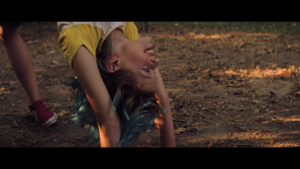 Converse Red Shoes of Ever Anderson as Young Natasha in Black Widow (2021) (Image 1)