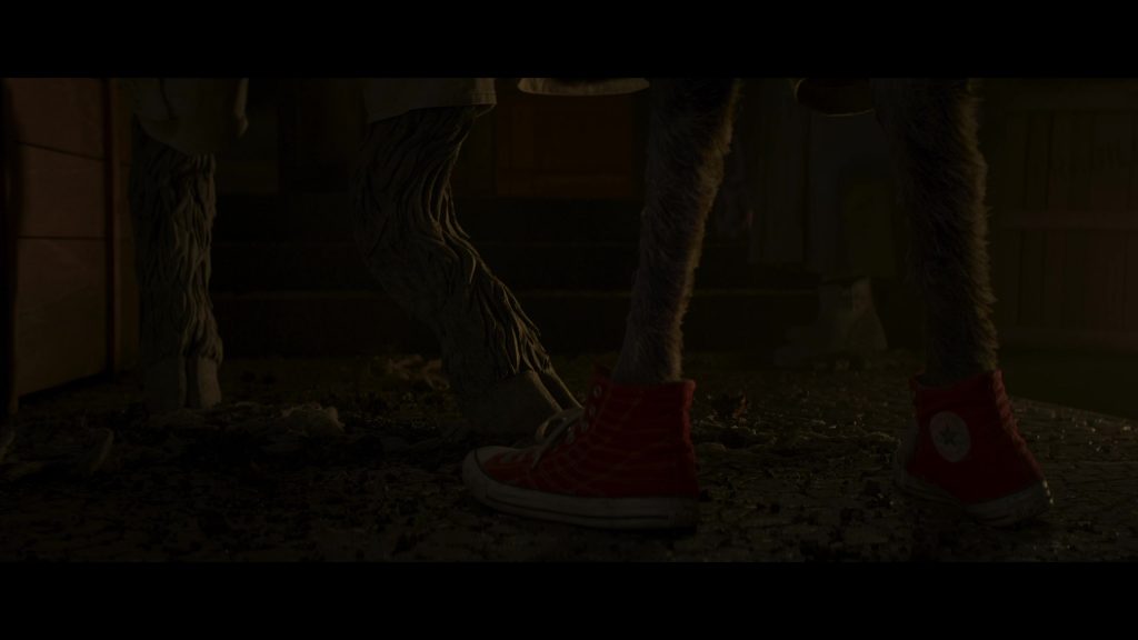 Converse Red Sneakers in Percy Jackson and the Olympians S01E03 “We Visit the Garden Gnome Emporium” (2023) (Image 3)