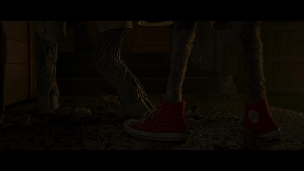 Converse Red Sneakers in Percy Jackson and the Olympians S01E03 “We Visit the Garden Gnome Emporium” (2023) (Image 5)