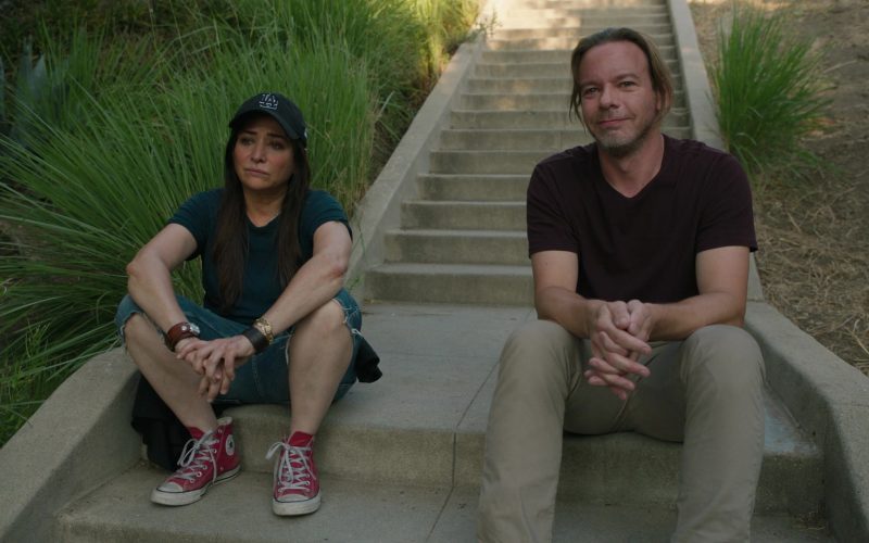 Converse Red Sneakers of Pamela Adlon as Sam Fox in Better Things S05E05 “The World Is Mean Right Now” (2022) (Image 1)