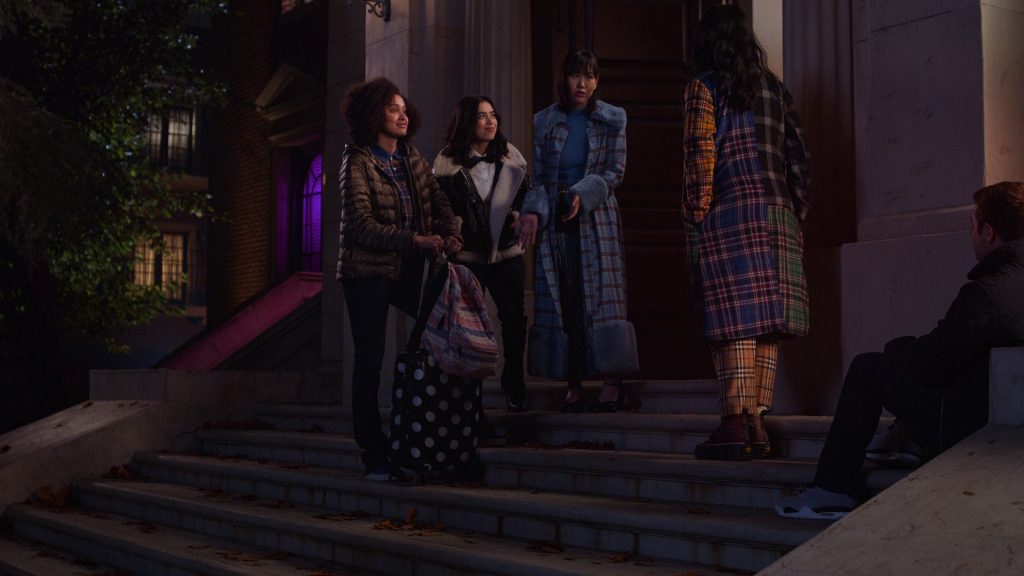 Converse Run Star Hike igh ‘Deep Bordeaux' Sneakers Worn by Maitreyi Ramakrishnan as Devi Vishwakumar in Never Have I Ever S04E05 “…been to New Jersey” (2023) (Image 1)