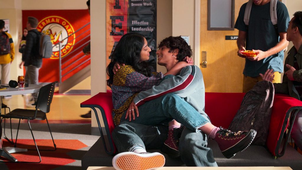 Converse Run Star Hike igh ‘Deep Bordeaux' Sneakers of Maitreyi Ramakrishnan as Devi Vishwakumar in Never Have I Ever S04E04 “…wrecked my future” (2023) (Image 1)