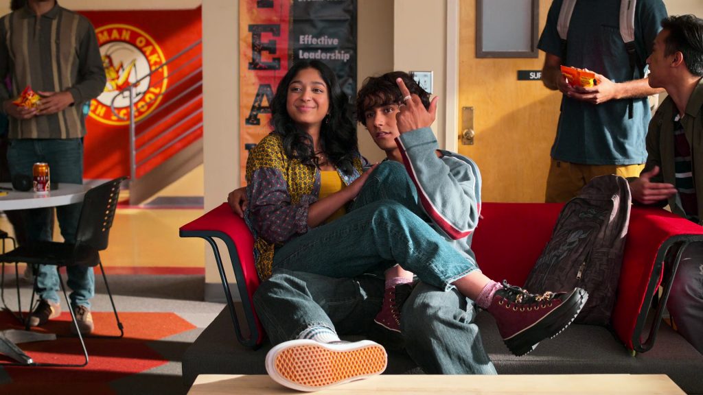 Converse Run Star Hike igh ‘Deep Bordeaux' Sneakers of Maitreyi Ramakrishnan as Devi Vishwakumar in Never Have I Ever S04E04 “…wrecked my future” (2023) (Image 2)
