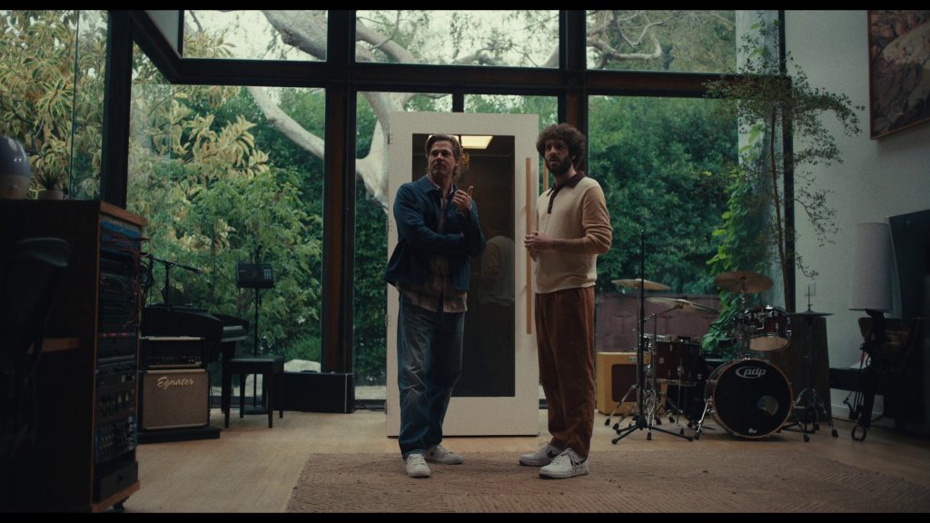 Converse Shoes Worn by Brad Pitt and Nike Sneakers of Brad Pitt in Dave S03E10 “Looking for Love” (2023) (Image 3)
