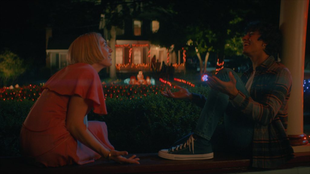Converse Shoes in Girl Haunts Boy (2024) (Image 20)