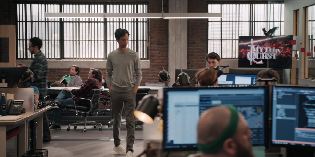 Converse Shoes in Mythic Quest S04E06 “The Fish and the Whale” (2025) (Image 1)