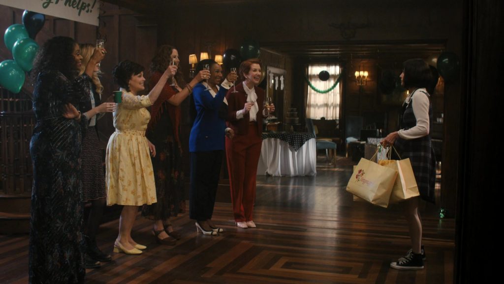 Converse Shoes in Shining Vale S02E07 “Chapter 15 - Covens” (2023) (Image 2)