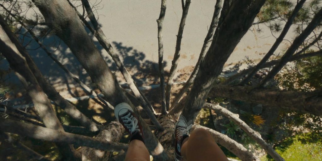 Converse Shoes in You Can't Run Forever (2024) (Image 13)