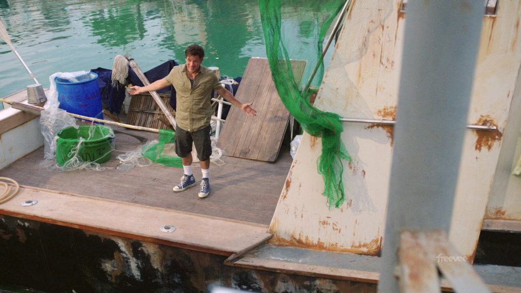 Converse Shoes of Christian Kane as Alex Walker in Almost Paradise S02E03 “A Fisherfolk Tale” (2023) (Image 2)