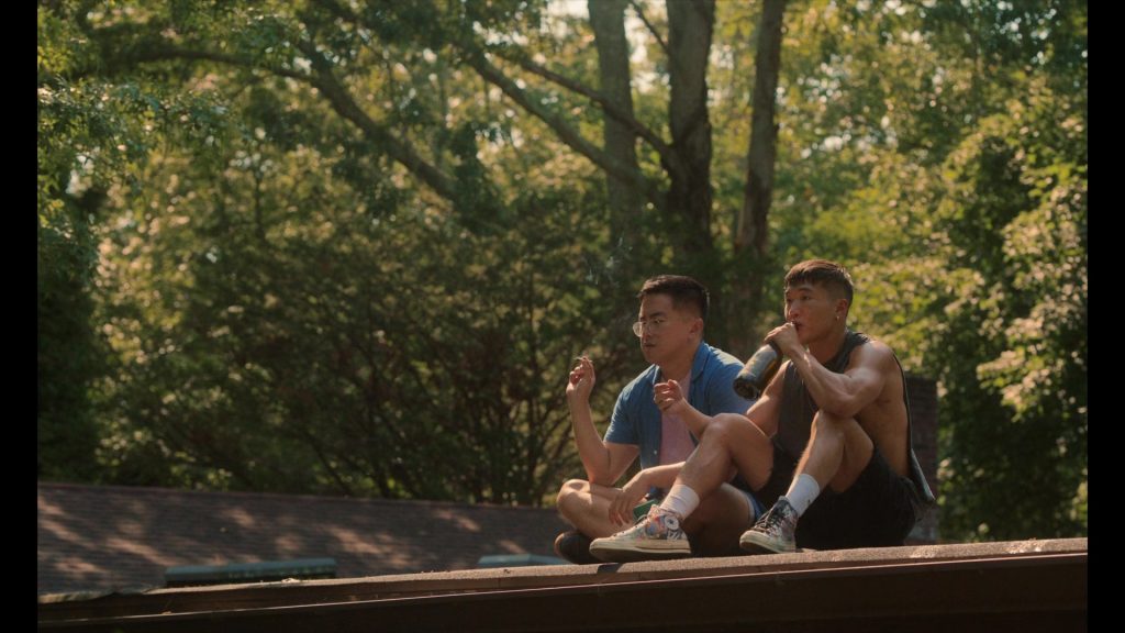 Converse Shoes of Joel Kim Booster as Noah in Fire Island (2022) (Image 1)