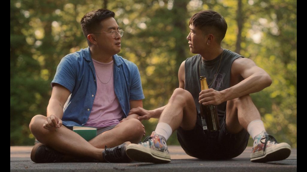 Converse Shoes of Joel Kim Booster as Noah in Fire Island (2022) (Image 2)