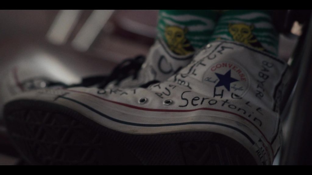 Converse Shoes of Justice Smith as Chester in Generation S01E02 “Dickscovery” (2021) (Image 2)