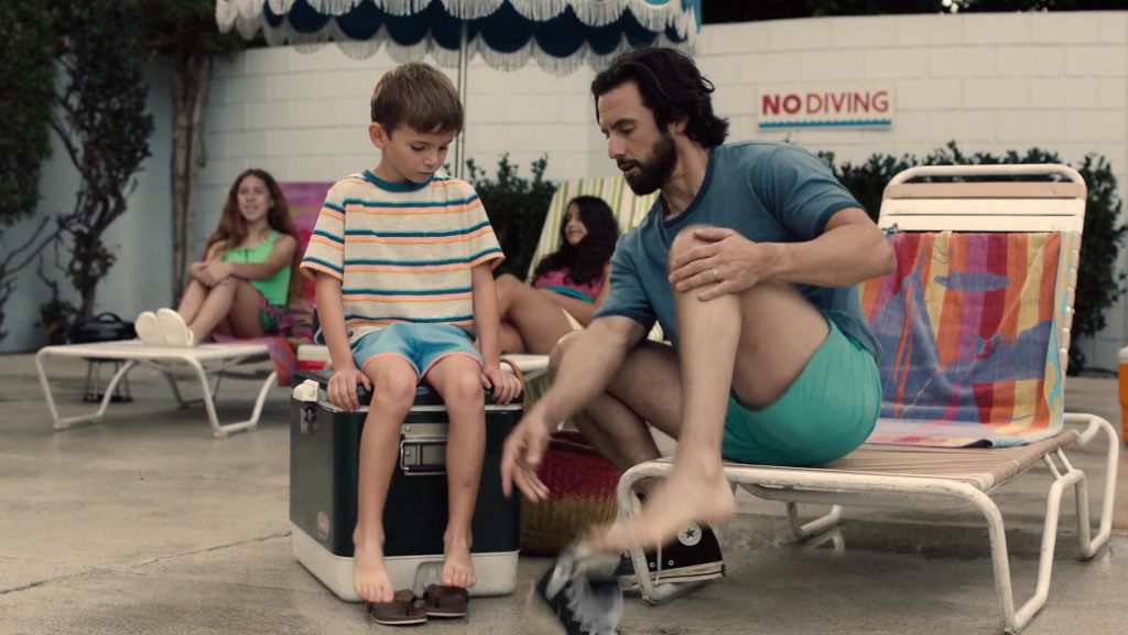 Converse Shoes of Milo Ventimiglia as Jack Pearson in This Is Us S06E08 “The Guitar Man” (2022) (Image 1)