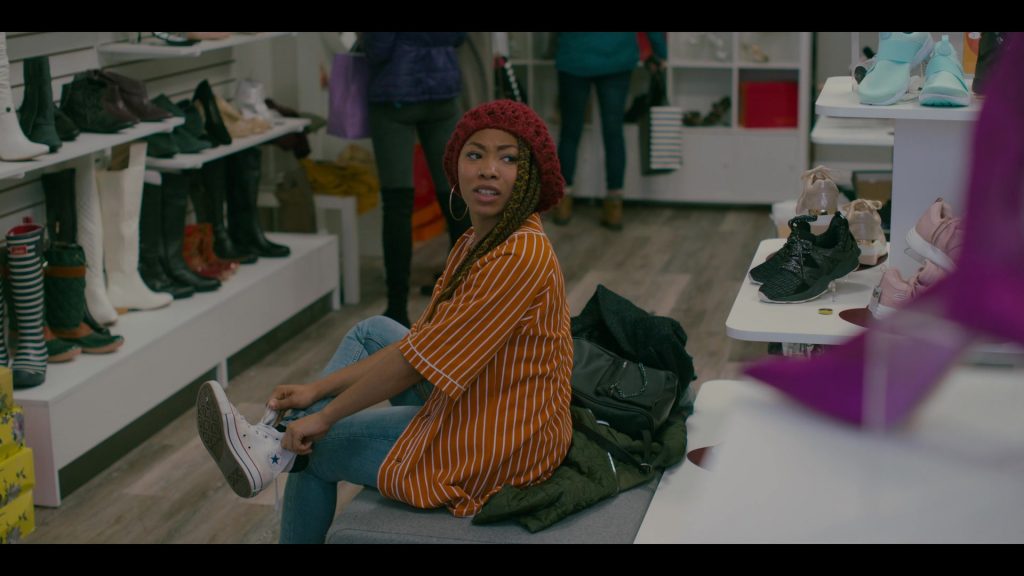 Converse Shoes of Odley Jean as Dominique Pierre in Grand Army S01E03 “Relationship Goals” (2020) (Image 1)