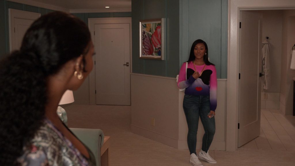 Converse Shoes of Precious Way as Jojo in Queens S01E05 “Do Anything for Clout” (2021) (Image 1)