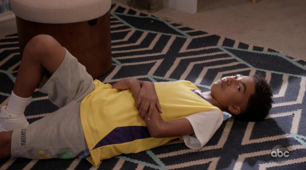 Converse Shorts Worn by Miles Brown as Jackson Johnson in Black-ish Season 6 Episode 4 “When I Grow Up (to Be a Man)” (2019) (Image 1)