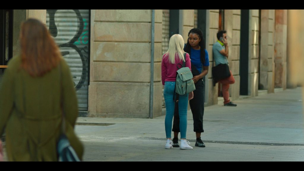 Converse White High Top Shoes Worn by Áine Rose Daly as Sandy Phillips in Hanna S02E07 “Tacitus” (2020) (Image 1)