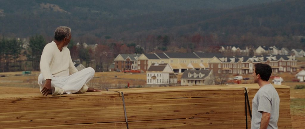 Converse White Sneakers Worn by Morgan Freeman (God) in Evan Almighty (2007) (Image 3)