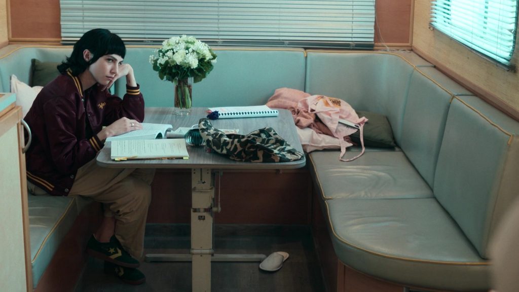 Converse Women's Green Shoes Worn by Devon Ross as Regina in Irma Vep S01E02 “The Ring That Kills” (2022) (Image 1)
