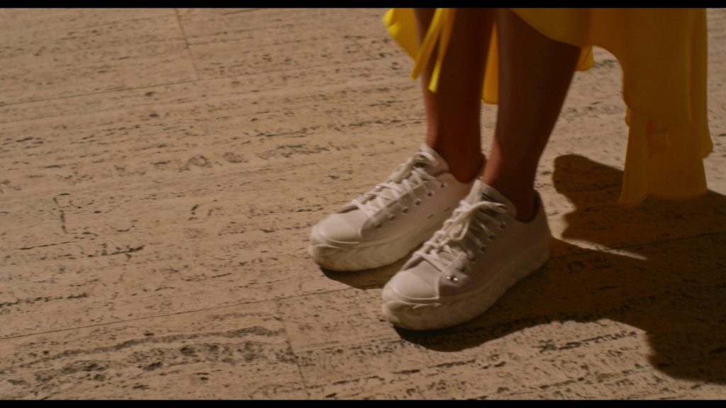 Converse Women's Shoes (White) Worn by Priyanka Chopra as Mira Ray in Love Again (2023) (Image 1)