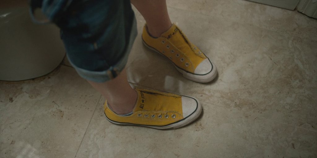 Converse Yellow Shoes Worn by Sydney Sweeney as Reality Winner in Reality (2023) (Image 3)