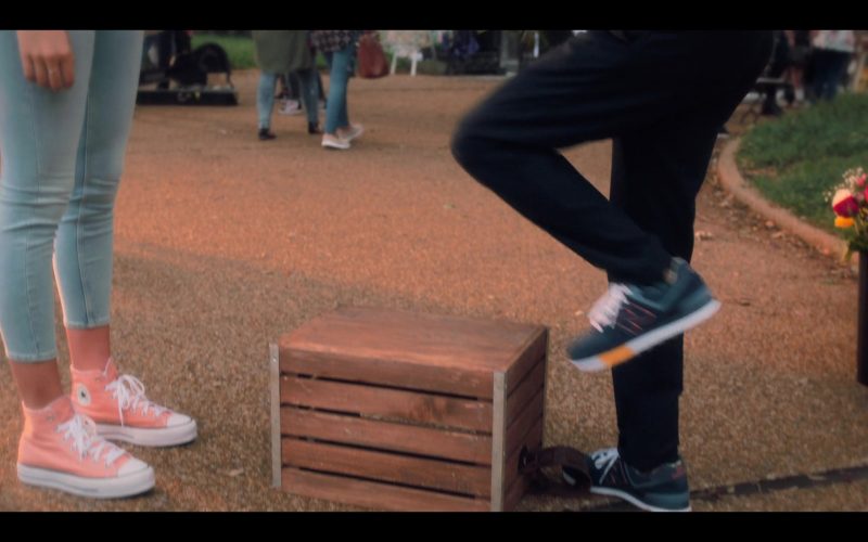 Converse and New Balance Shoes in Tall Girl 2 (2022) (Image 1)