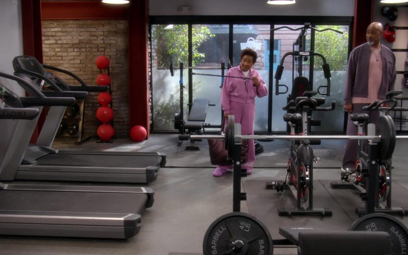 Cybex, Adidas Tracksuit and Shoes in The Upshaws S07E03 “Gone Awry” (2026) (Image 1)