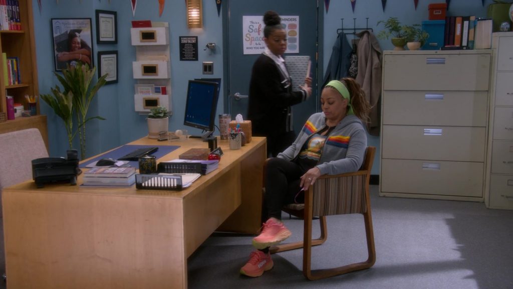 Dell Monitor and Hoka Shoes in The Upshaws S06E01 “Gone, But…” (2025) (Image 4)