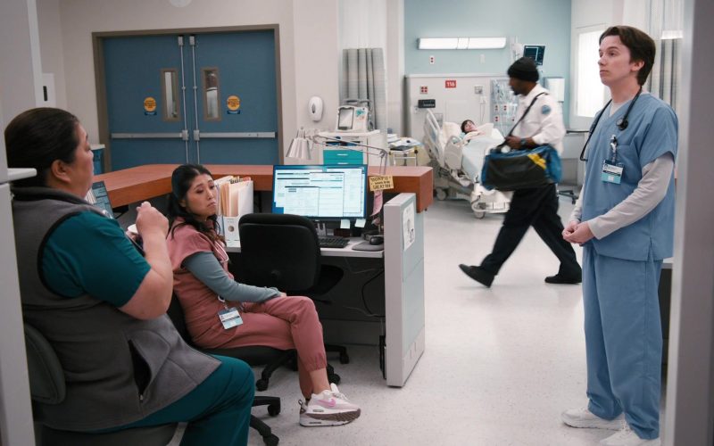 Dell Monitor and Nike Sneakers in St. Denis Medical S01E02 “A Very Robust Personal Life” (2024) (Image 1)