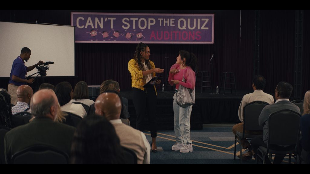 FILA Platform Sneakers Worn by Sandra Oh as Jenny Yum in Quiz Lady (2023) (Image 11)