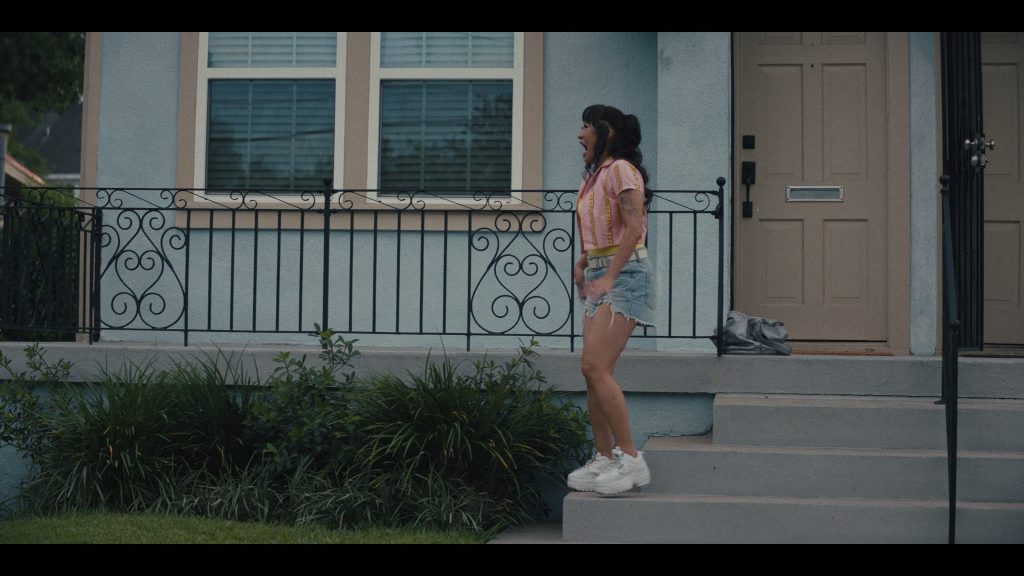 FILA Platform Sneakers Worn by Sandra Oh as Jenny Yum in Quiz Lady (2023) (Image 7)