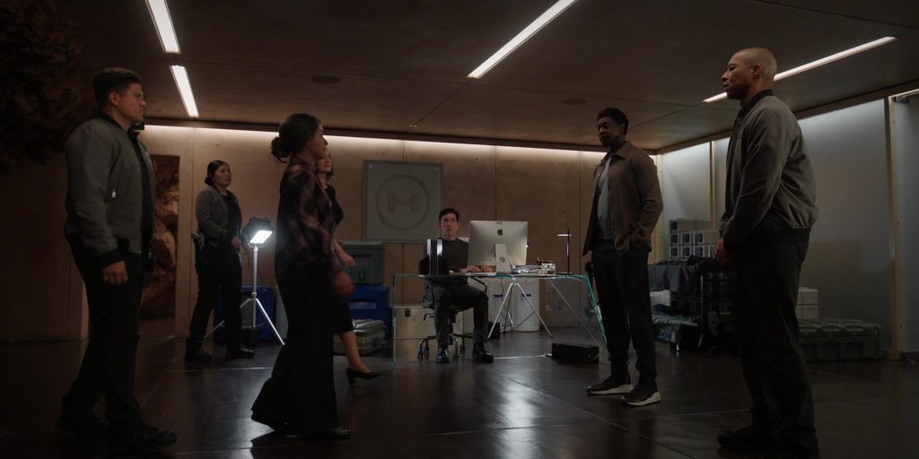Ferragamo Cosma Sock high-top sneakers in For All Mankind S05E10 “This Land Is Our Land” (2026) (Image 2)