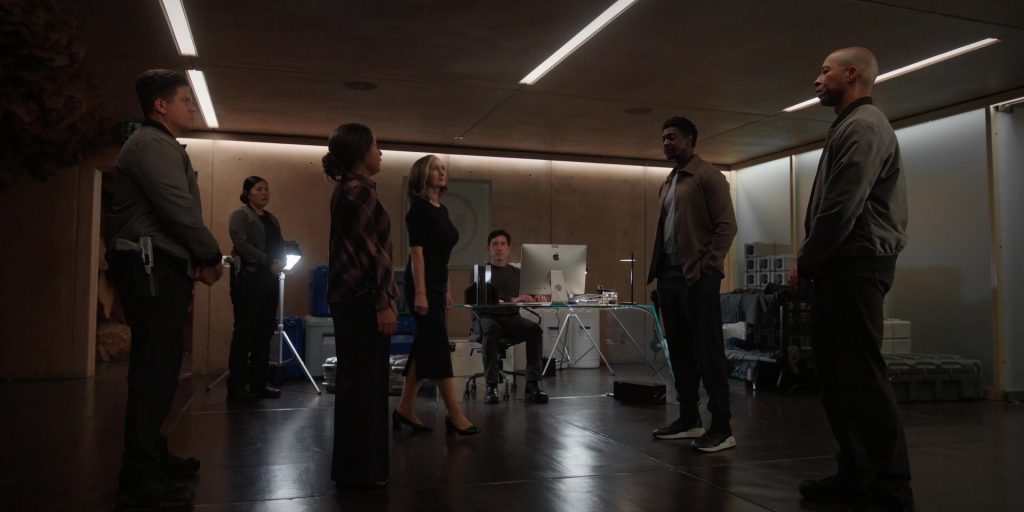 Ferragamo Cosma Sock high-top sneakers in For All Mankind S05E10 “This Land Is Our Land” (2026) (Image 3)